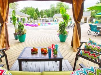 Pool at sumter square apartments